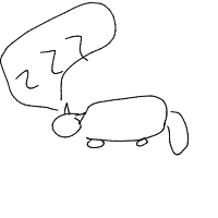 sleeping cat drawing by d11111n0 in Artbitrator