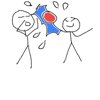throwing water balloon drawing by pothos in Artbitrator