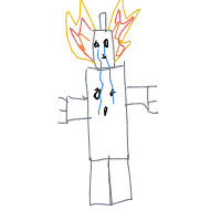 robot having existential crisis drawing by hajra in Artbitrator