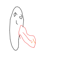 tip of tongue drawing by hajra in Artbitrator