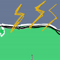 lightning bolt drawing by set_0789 in Artbitrator