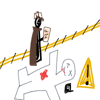 detective solving crime drawing by maniuuu in Artbitrator