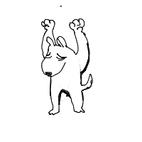 sleepy dog drawing by daisymerollin in Artbitrator