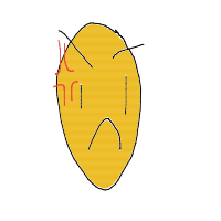 angry face drawing by fruit_loops1 in Artbitrator