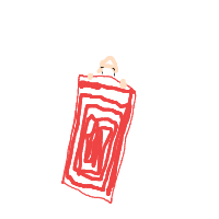 hiding under blanket drawing by sailor in Artbitrator