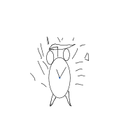 alarm clock ringing drawing by archi in Artbitrator