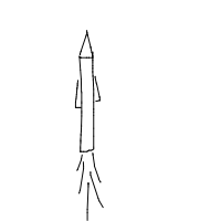rocket ship drawing by aashu_xv in Artbitrator