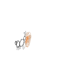 ant carrying giant crumb drawing by aashu_xv in Artbitrator