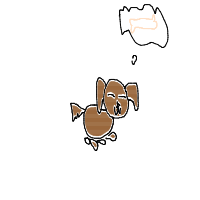 sleepy dog drawing by fruit_loops1 in Artbitrator