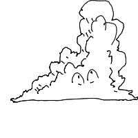 cloud with face drawing by viceroy in Artbitrator