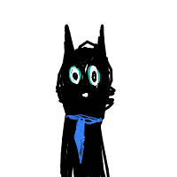 cat with tie drawing by viceroy in Artbitrator
