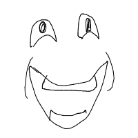 laughing drawing by eugienhelom in Artbitrator