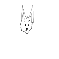 sneaky fox drawing by bluewhitelight in Artbitrator