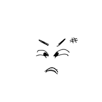 angry face drawing by kalyaaneeh in Artbitrator