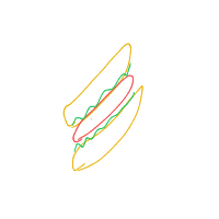 hot dog drawing by mmmm in Artbitrator