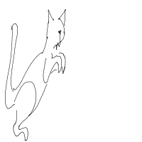 cat chasing mouse drawing by ali009635 in Artbitrator