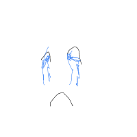 sad face drawing by leeny in Artbitrator