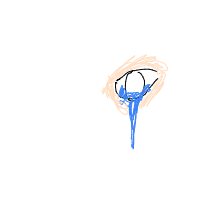 crying drawing by leeny in Artbitrator