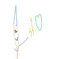 wizard casting spell drawing by coconutwata789 in Artbitrator
