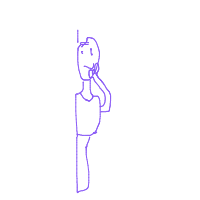 hand on chin drawing by ishika12d in Artbitrator