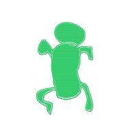 happy frog drawing by juuhi in Artbitrator