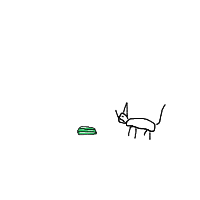 cat vs cucumber drawing by juuhi in Artbitrator