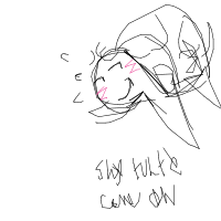 shy turtle drawing by elevetorman in Artbitrator