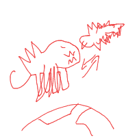 dragon vs phoenix drawing by Charlie in Artbitrator