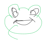 happy frog drawing by aylinka228 in Artbitrator