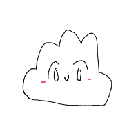 cloud with face drawing by spritee in Artbitrator
