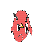 angry bird drawing by fruit_loops1 in Artbitrator