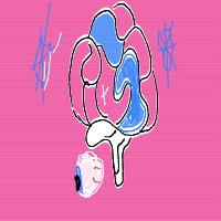 brain freeze drawing by aleenscarlet in Artbitrator