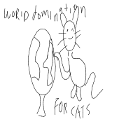 cats planning world domination drawing by naah in Artbitrator
