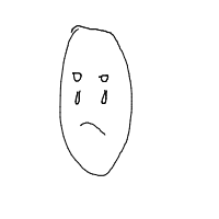 sad face drawing by ivi222 in Artbitrator