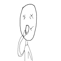 yawning drawing by ivi222 in Artbitrator