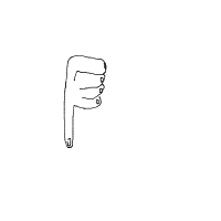 thumbs down drawing by ivi222 in Artbitrator
