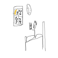 waking up late drawing by ivi222 in Artbitrator