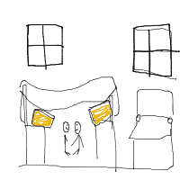 pillow fort drawing by ivi222 in Artbitrator