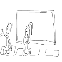 yoga gone wrong drawing by ivi222 in Artbitrator