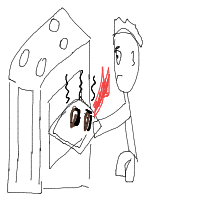 cooking fail drawing by ivi222 in Artbitrator