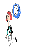 running late drawing by ivi222 in Artbitrator