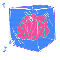 brain freeze drawing by jon-e in Artbitrator