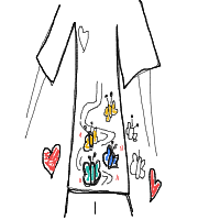 butterflies in stomach drawing by ivi222 in Artbitrator