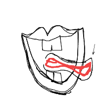 tip of tongue drawing by ivi222 in Artbitrator