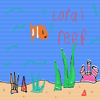 coral reef drawing by fruit_loops1 in Artbitrator