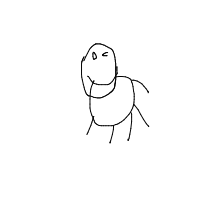 happy frog drawing by manida in Artbitrator