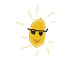 sun wearing sunglasses drawing by qtheclown in Artbitrator