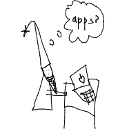wizard at tech startup drawing by jollycheeseballs in Artbitrator