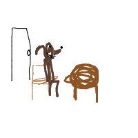 this is fine dog drawing by qtheclown in Artbitrator