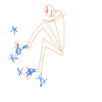 cold feet drawing by jollycheeseballs in Artbitrator